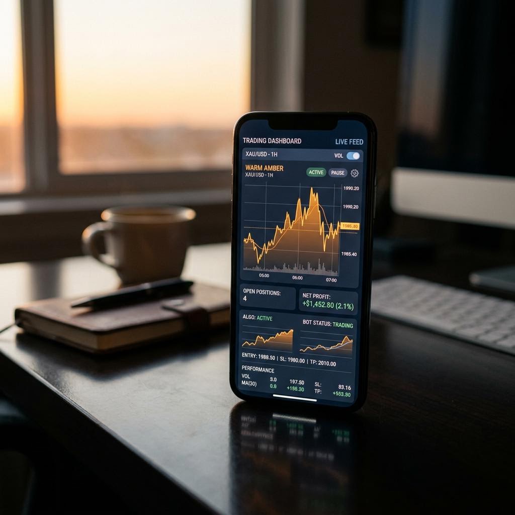 Pravos Right Dashboard auf einem mobilen Smartphone